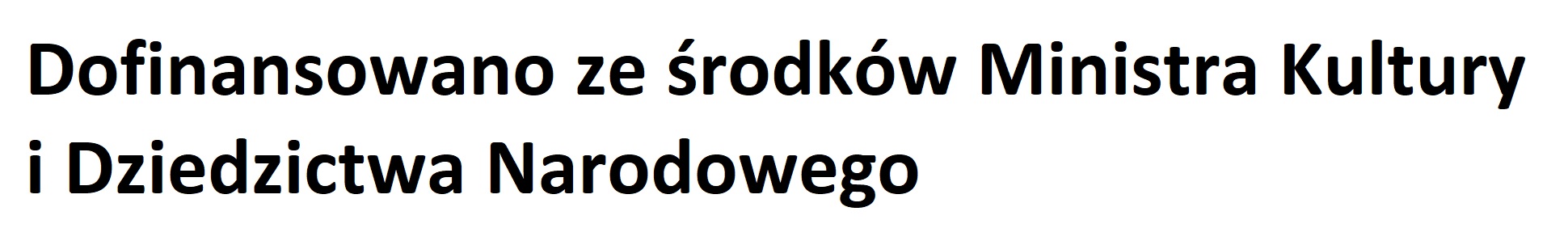 Ministerstwo Kultury i Dziedzictwa Narodowego